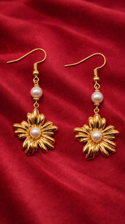 Boucle d’oreille Pearl Blossom